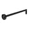 Alfi Brand Black Matte 16" Round Wall Shower Arm ABSA16R-BM - alternate 2